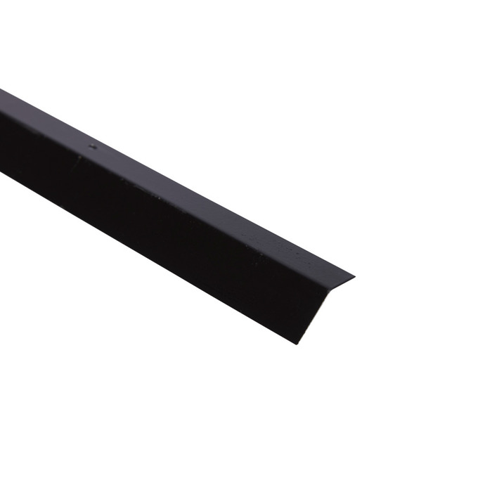Sort profil med sneglekant 80 cm